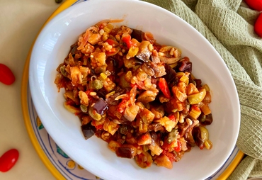 CAPONATA DI MELANZANE: RICETTA SICILIANA