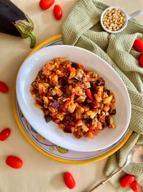 CAPONATA DI MELANZANE: RICETTA SICILIANA