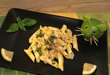 PASTA AL LIMONE E MIX DI ERBE AROMATICHE