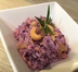 RISOTTO CON CAVOLO VIOLA E PASTA DI SALAME